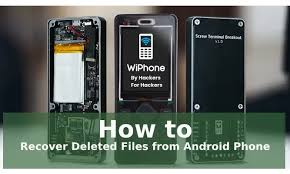 How  to recover deleted files from  Android phone  internal memory